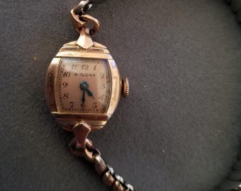 Vintage Bulova Cocktail 17J Ladies Mechanical Wristwatch RARE