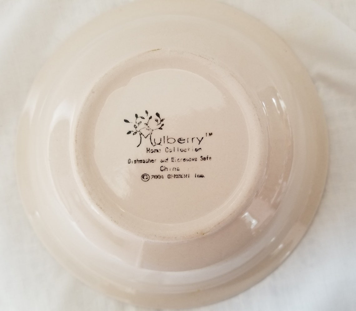 Mulberry Home Collection Cereal Soup Bowl 7 Inches X 2 Inches Etsy