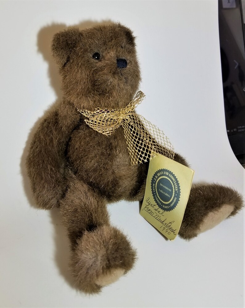 1985 The Boyds Collection Teddy Bear Jointed Plush Stuffed | Etsy