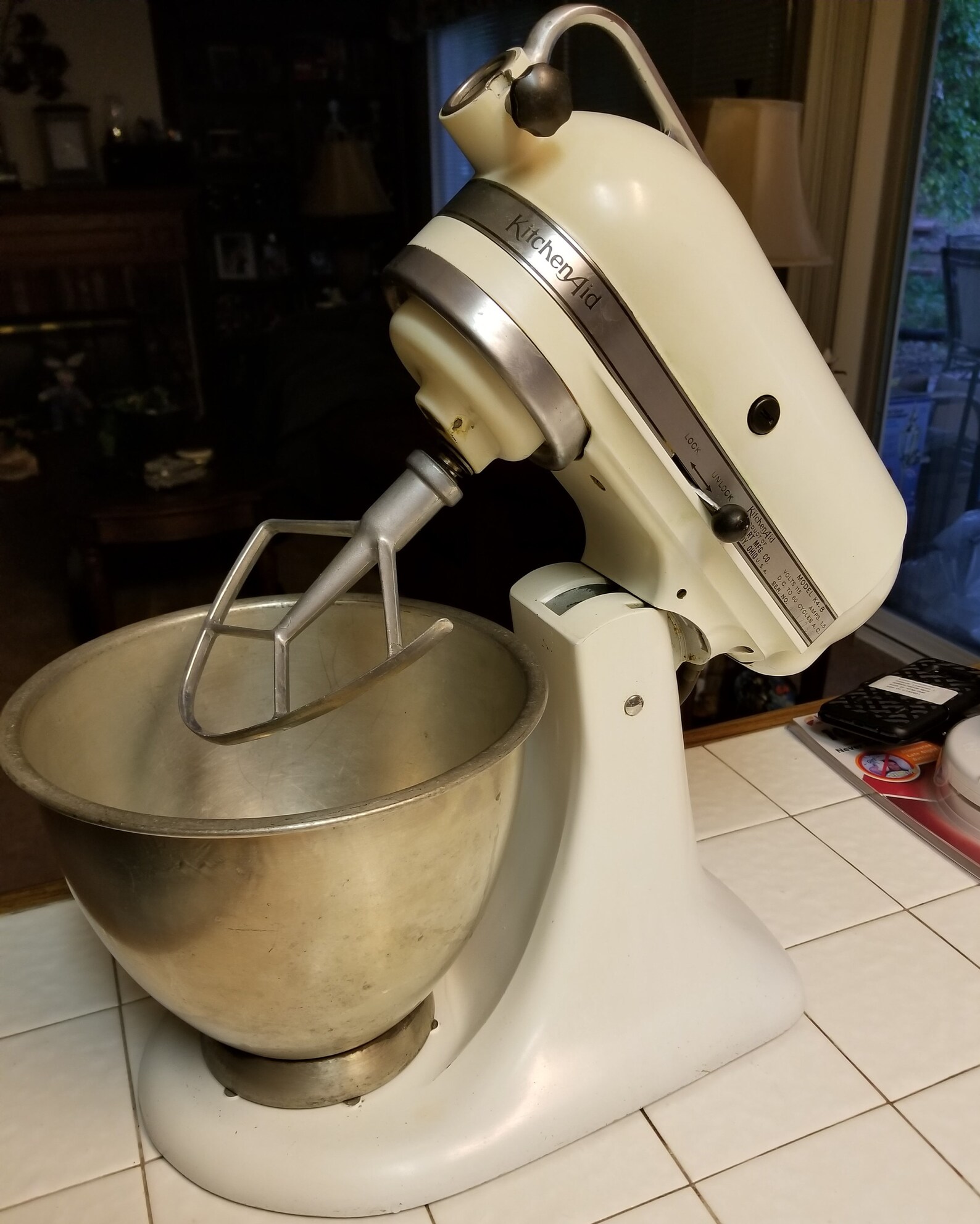Vtg. KitchenAid Hobart '60's K4B 10 Speed Mixer Etsy
