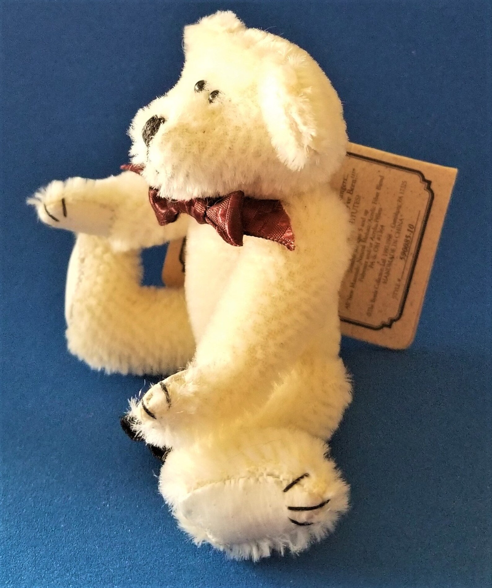 Boyds Bears White Wilbur Bearington Mohair Etsy