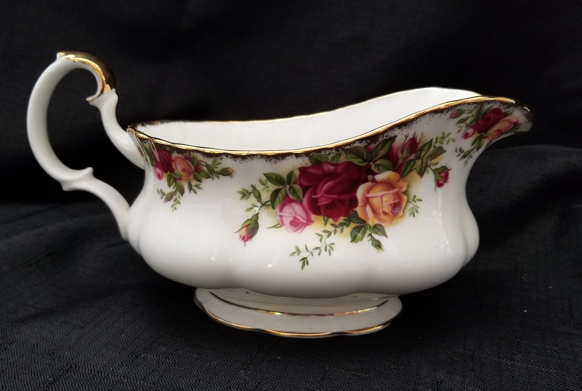 Royal Albert Old Country Roses Gravy Boat England Etsy
