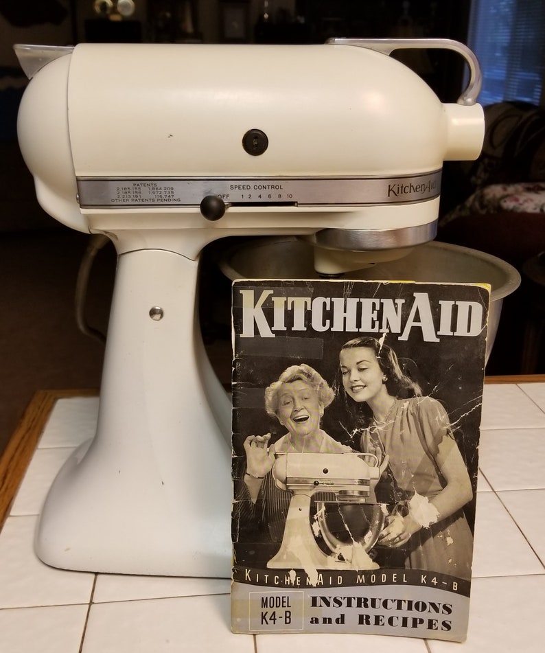 Vtg. Kitchenaid Hobart '60's K4B 10 Speed Mixer Etsy