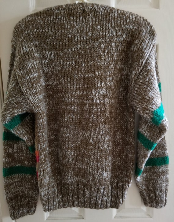 Vintage ANDREW ST JOHN Multi-Color Pull Over Crew… - image 3