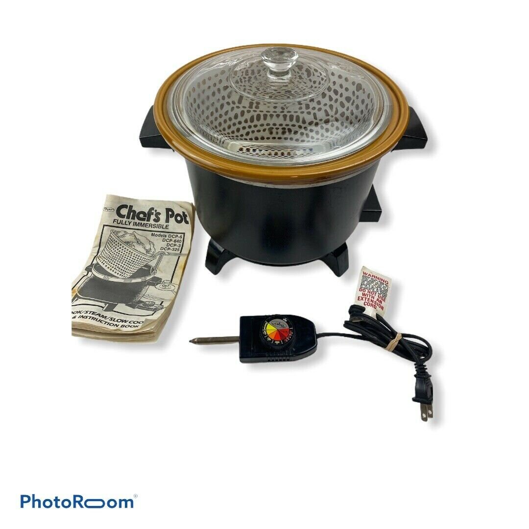 Vintage Dazey 6 qt Chef's Pot Deep Fryer Slow Cooker Model Etsy