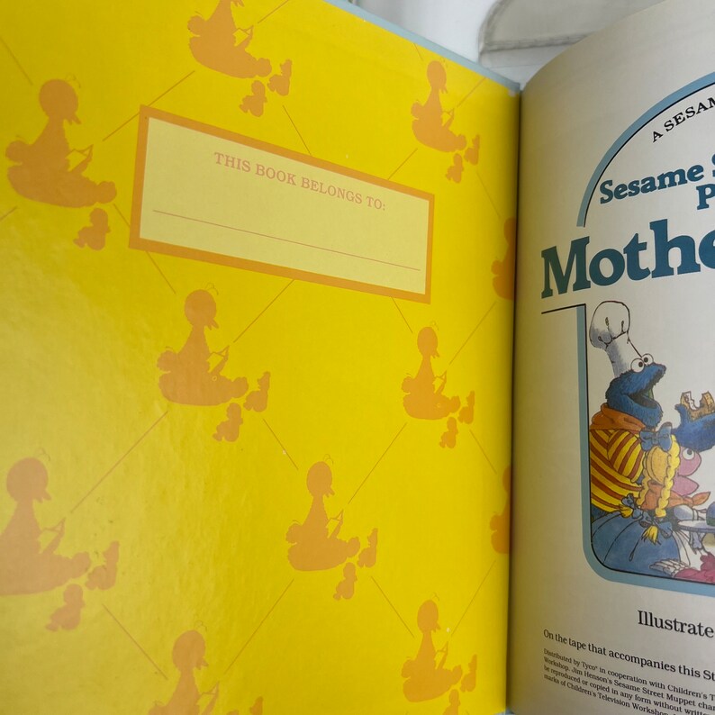 Vintage Big Bird Story Magic Jim Hensons Sesame Street Cassette Tapes