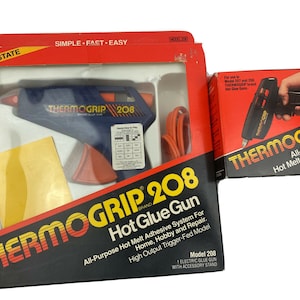 NEW Best Price Gluerious Mini Hot Glue Gun With 30 Glue Sticks for Crafts  School DIY Arts Home Quick Repairs, 20W, Blue Fast Ship 