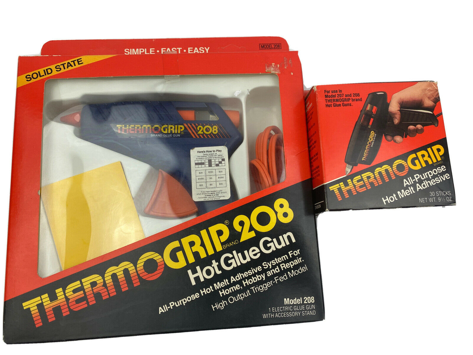Vintage Emhart ThermoGrip 208 Electric Hot Glue Gun w/ Stand Etsy