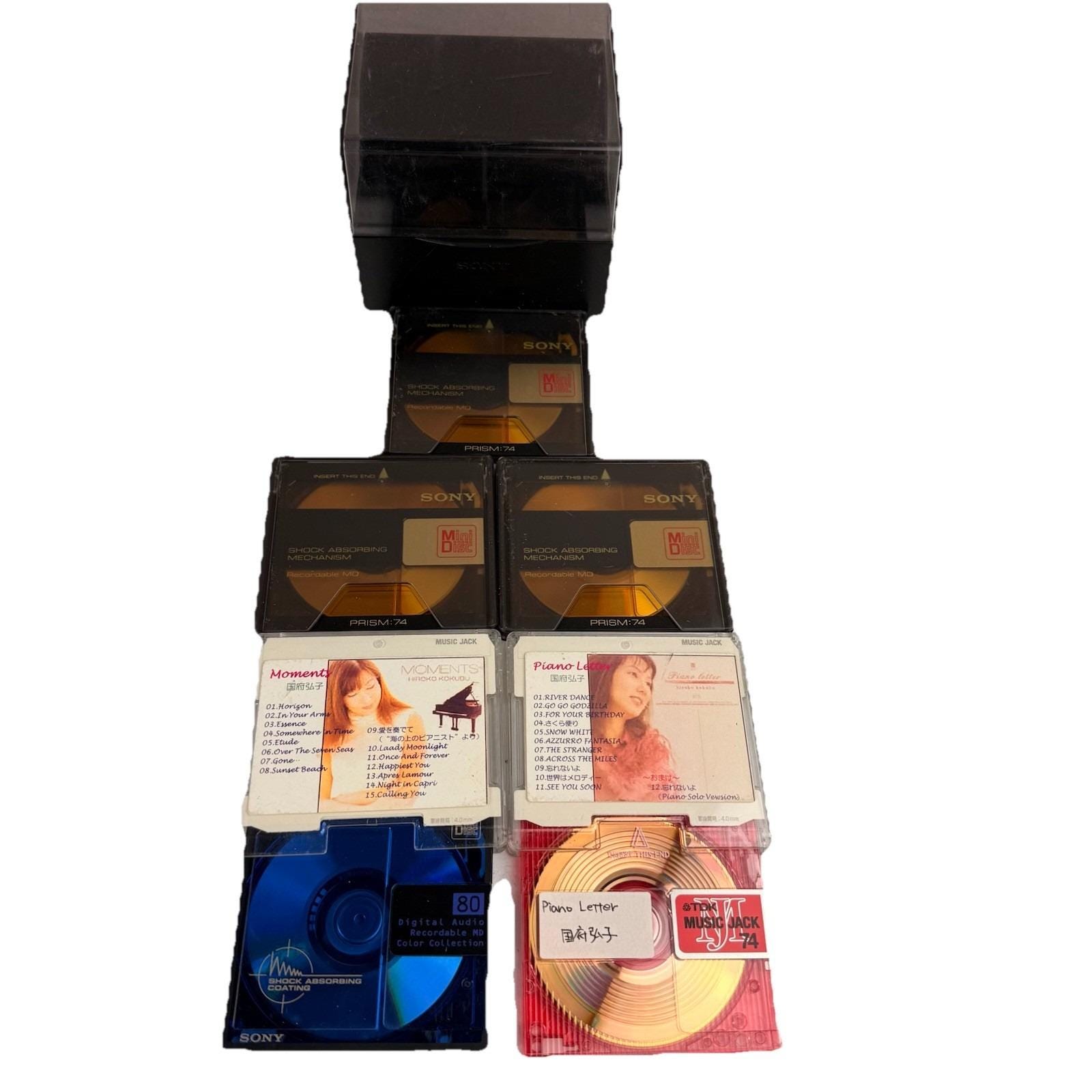 Neuf Lot 9 Minidisc Sony Sous Blister