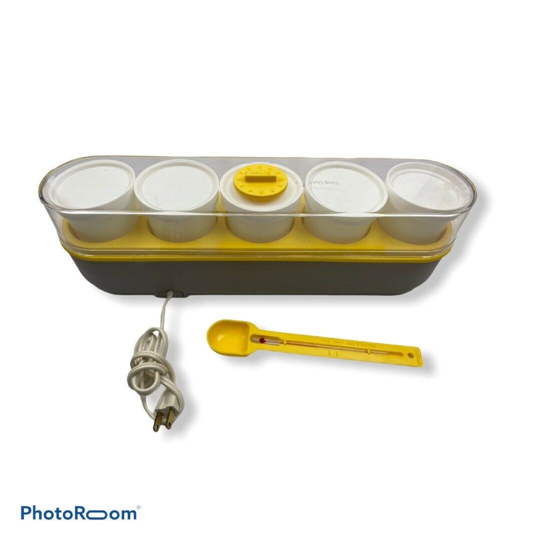 Salton Yogurt Maker GM5 Termostato Controlado 5 Tapas De Etsy