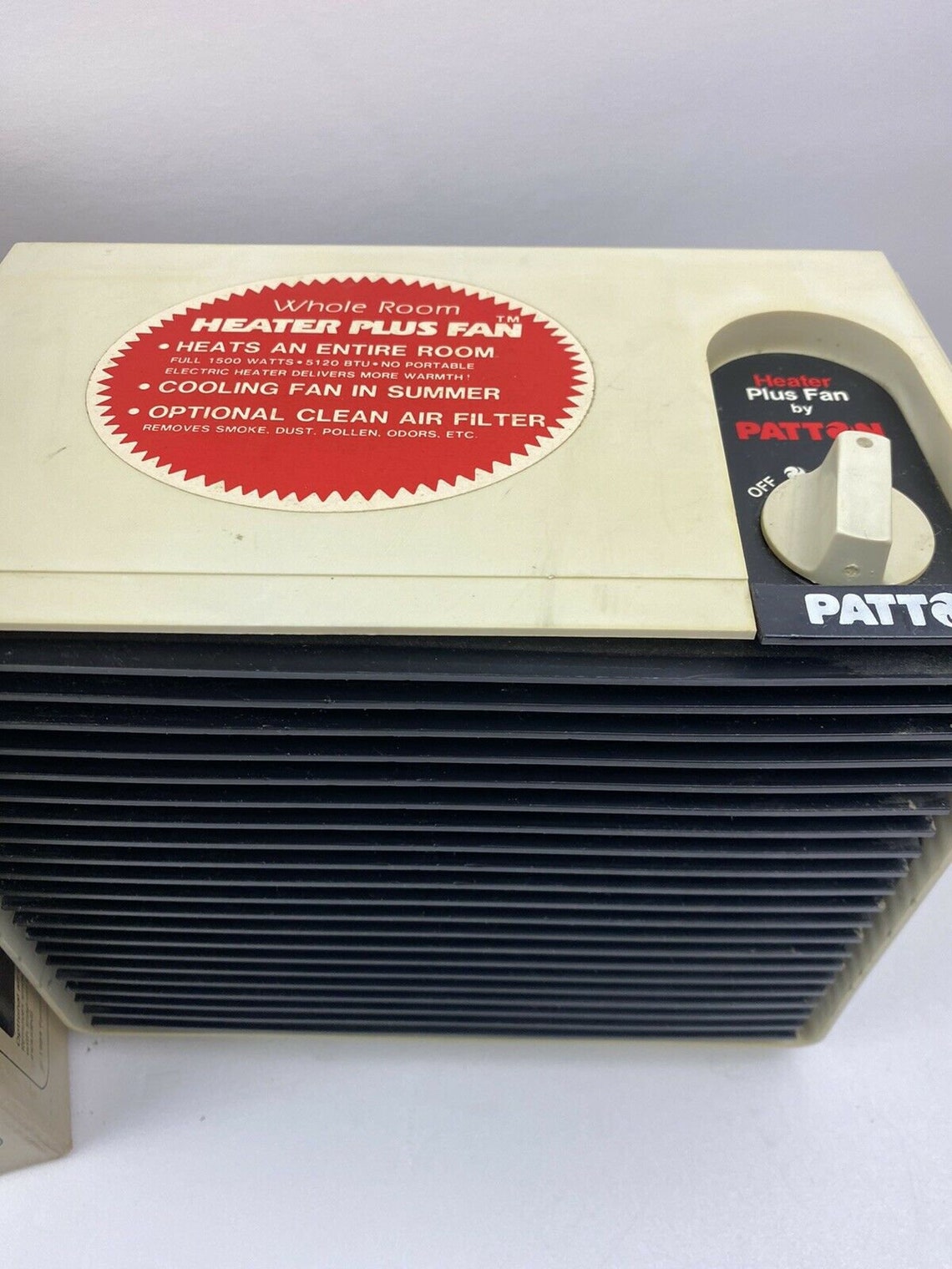 Vintage Patton Whole Room Heater Plus Fan Model HF 8 Cuts Etsy