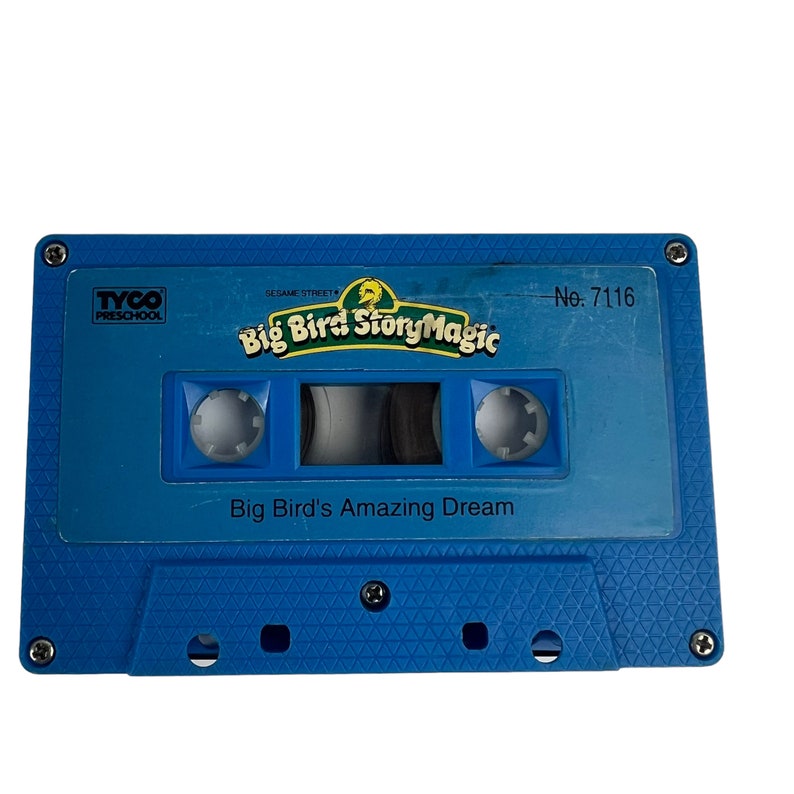 Big Bird Story Magic Big Birds Amazing Dream Cassette Tape and Book
