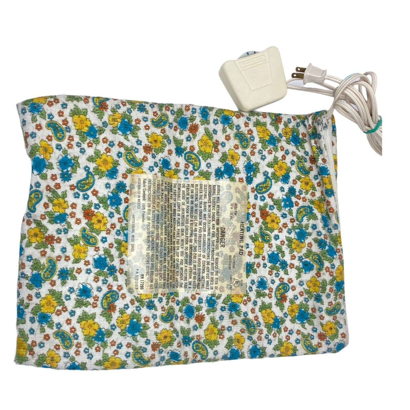 Heating Pad Multi Heat Therma-dial 50 W Wetproof Electric - Etsy