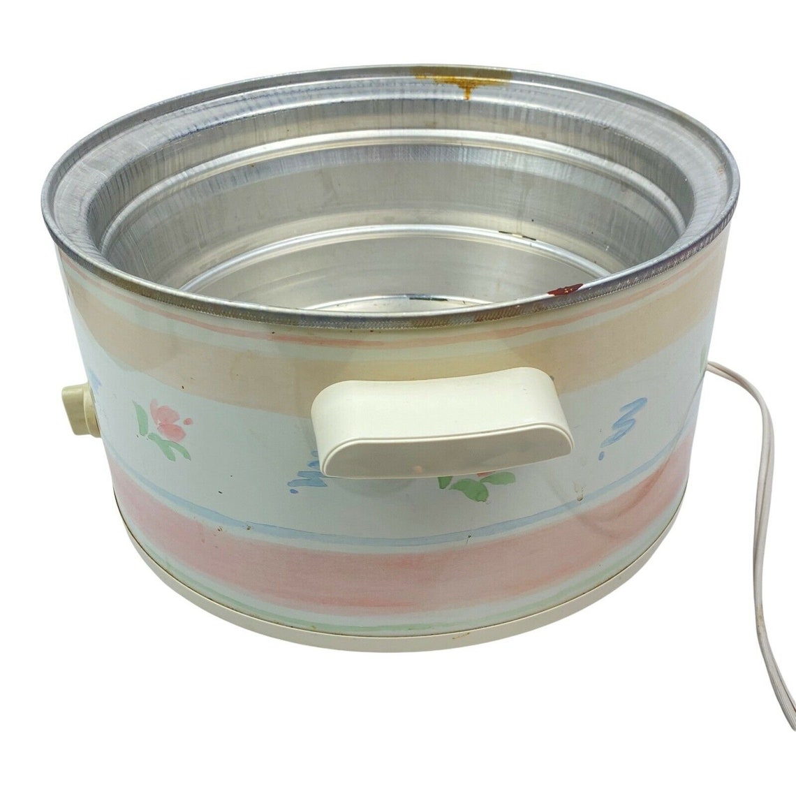 Rival Crock Pot 3355 Blush PINK Slow Cooker Pastel Flower 5 Etsy