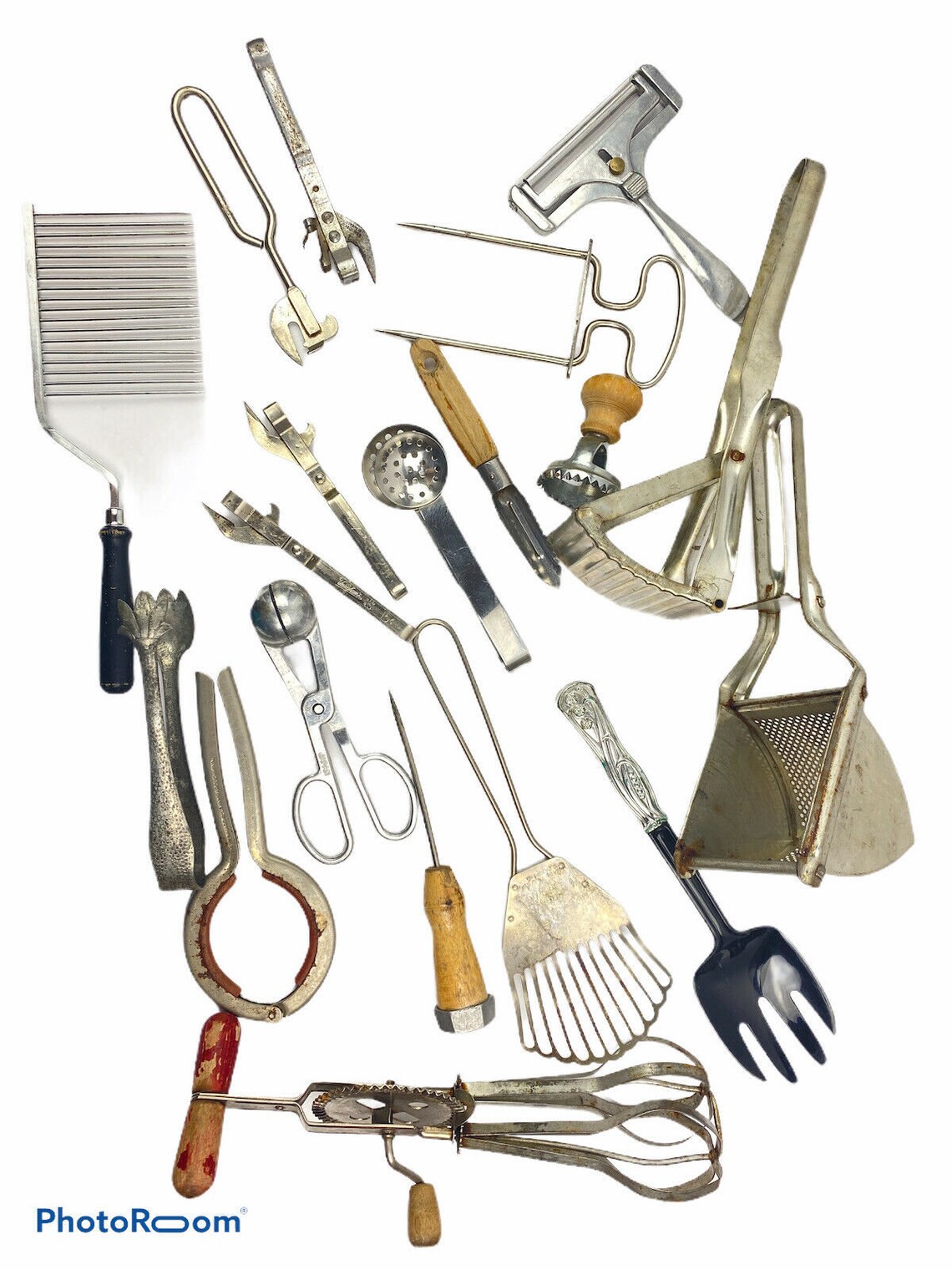 Antique Vintage Kitchen Utensils Novel Gadgets Primitive Lot Etsy