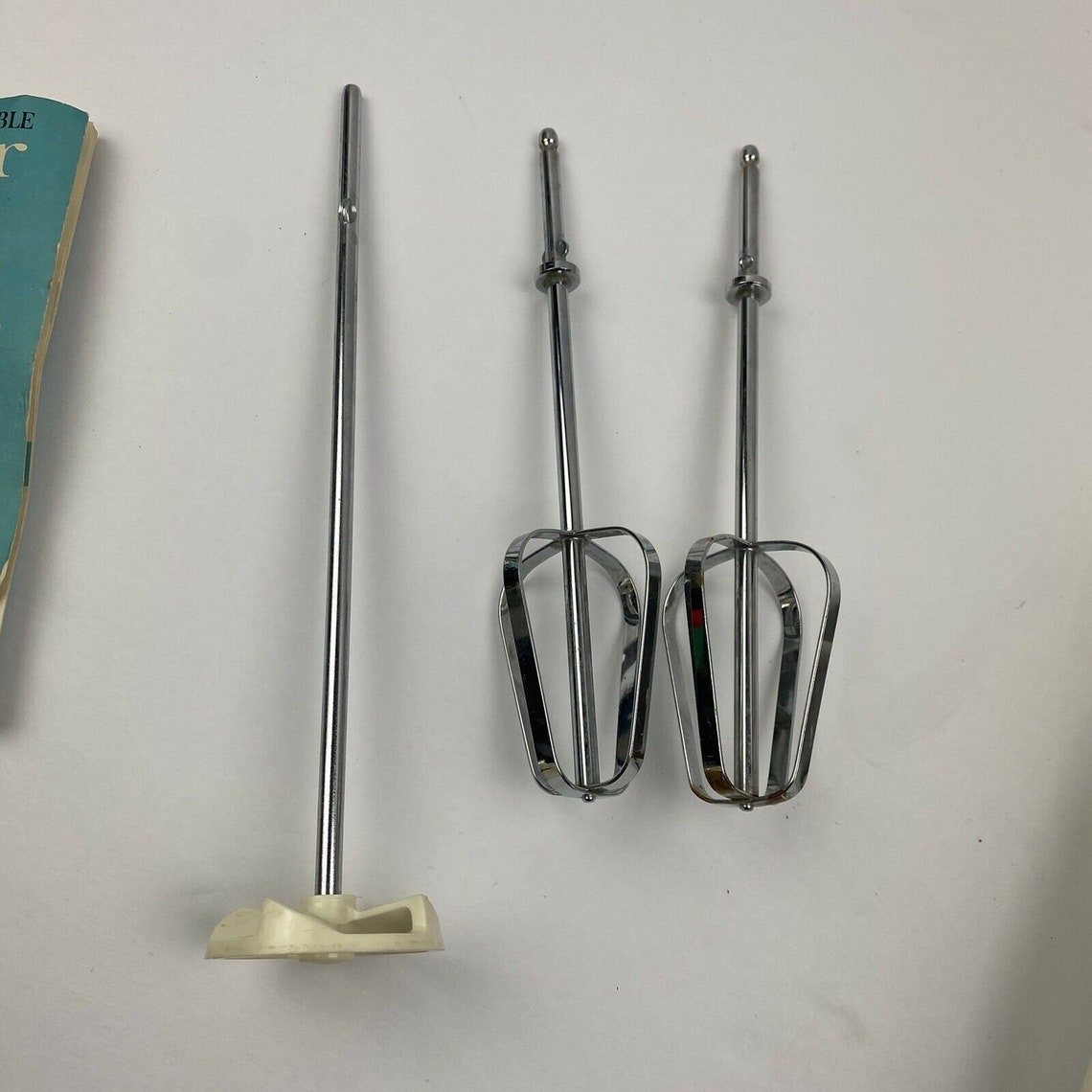 Vintage GE Hand Held Mixer 3 Speed 30M47 Super Deluxe Portable Etsy