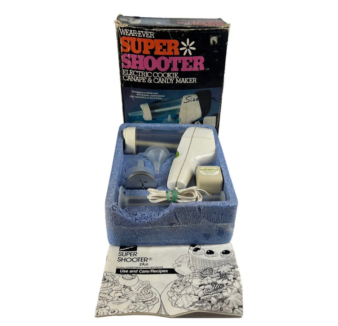 SUPER SHOOTER Cookie Press Wear Ever Electric Cookie & Candy Etsy