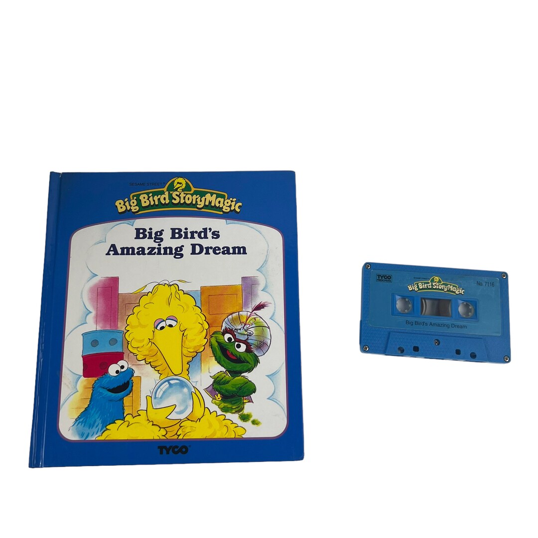Big Bird Story Magic Big Birds Amazing Dream Cassette Tape and Book