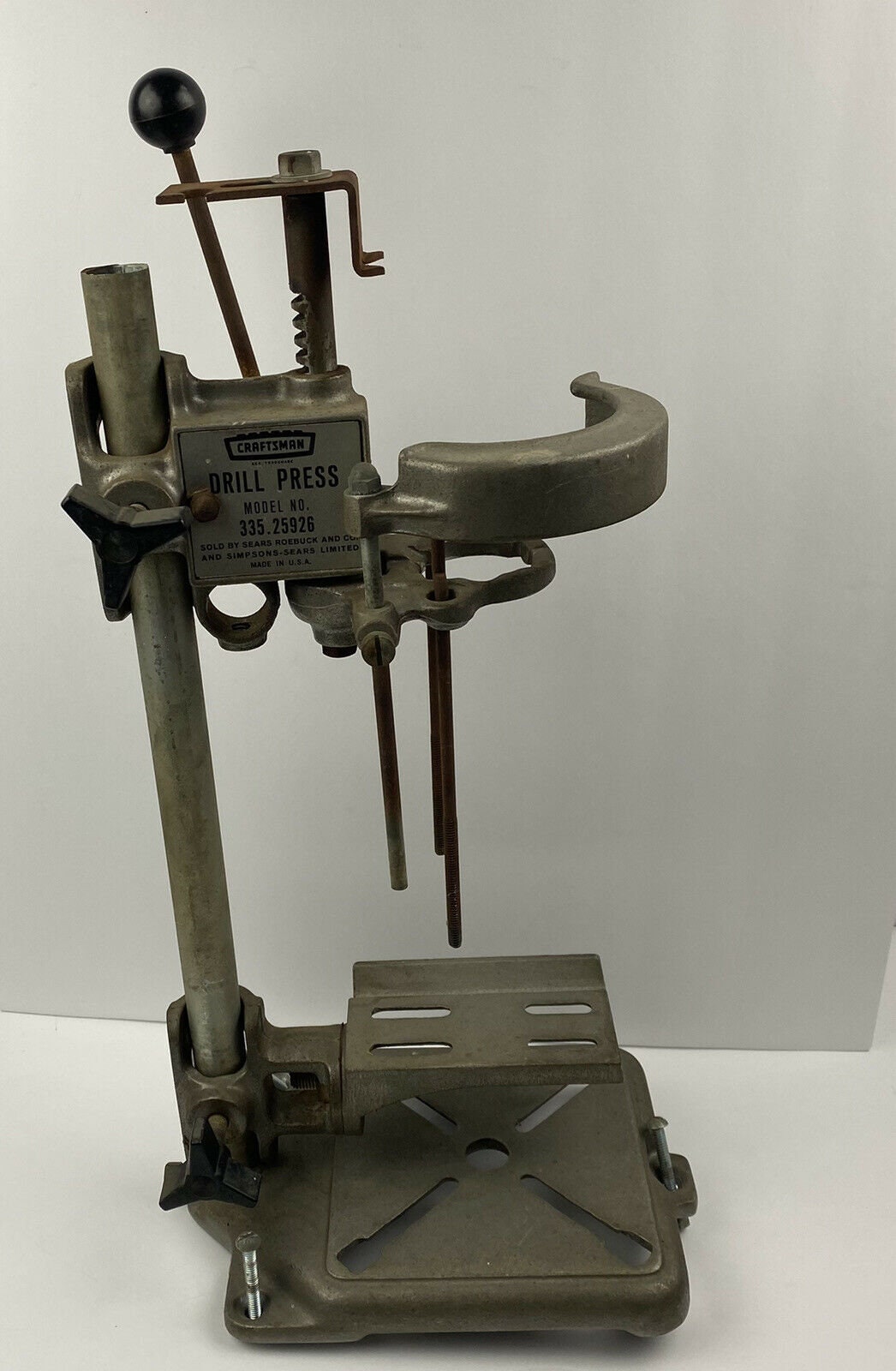 Sears Craftsman Drill Press 335.25926 Portable Adjustable Etsy