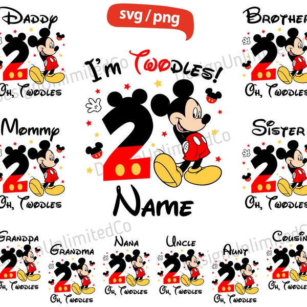 Mouse My 2nd Birthday Svg, Mouse Birthday Boy Svg, 2nd Birthday Mouse Svg, Mouse Ears Svg, My second Birthday Boy Svg, Mouse Birthday Baby