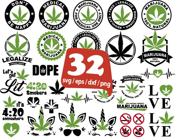 Sannabis Svg Marijuana Svg Weed Svg Unicorns Cannabis Svg Etsy