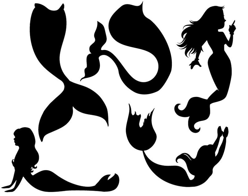 Download Mermaid svg Mermaid tail svg Sea Beach svg mermaid Bundle ...
