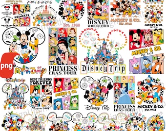 Bundle Mouse And Friends Png, Family Vacation Png, Family Trip Png, Vacay Mode Png, Magical Kingdom Png, Mouse & Company Since 1928 Png