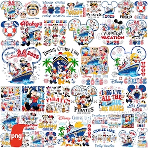 2025 Family Cruise Png Bundle, Cruise 2025 Png, Family Vacation 2025 Png, Friend Squad Png, Magical Kingdom, Family Trip Sublimation Design