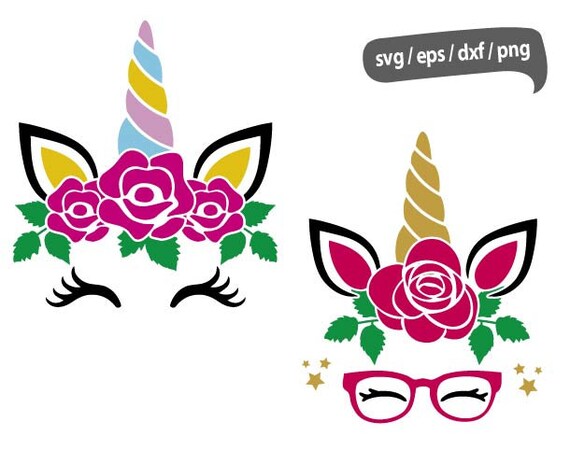 Download Unicorn Svg Unicorn Face Svg Unicorn Party Svg Silhouette Etsy