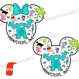 Monsters Png, Monsters Characters Png, Monsters Head Png, Cartoon Character Png, Mouse Head Png, Family Vacation Png, Magical Kingdom Png