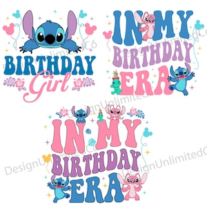 In My Birthday Era Svg Png, Birthday Girl Svg, Family Birthday Svg, Family Vacation Svg, Birthday Gift Png, Magical Kingdom Svg