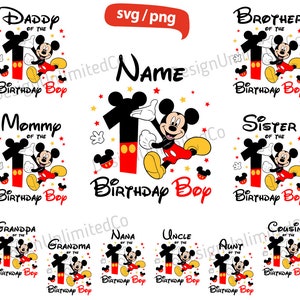 First Svg Birthday Mouse Svg, Birthday Mouse Clipart, My 1st Birthday Mouse Svg Png, Mouse Birthday Svg Bundle, 1st Birthday Girl Mouse Svg
