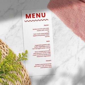 PLANTILLA DE MENÚ DE BODAS / Boda / Limpio / Moderno / Corjl / Brillante + Moderno
