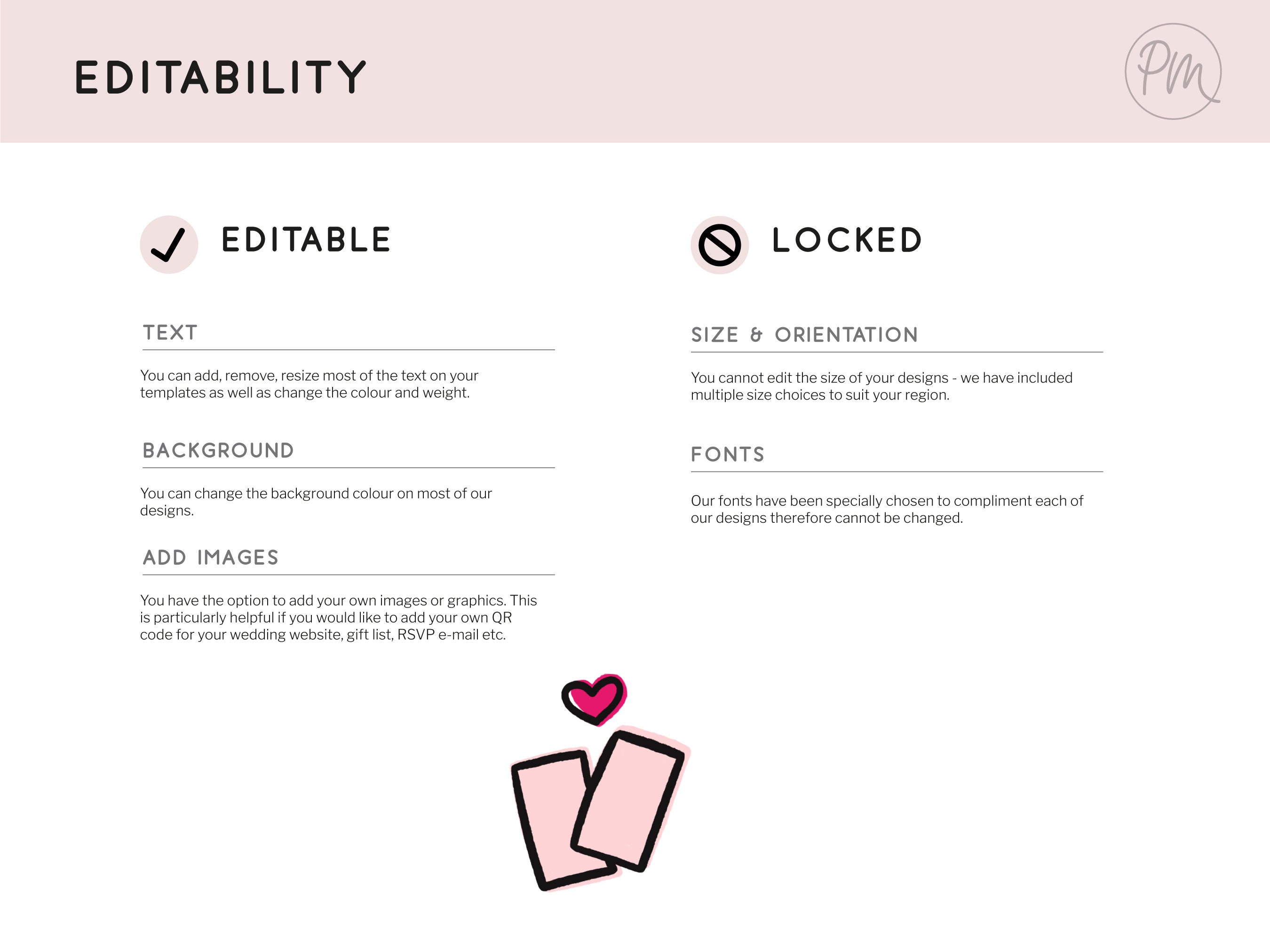 THANK YOU NOTECARD Template Notecard Postcard Whimsical Sketch Hand