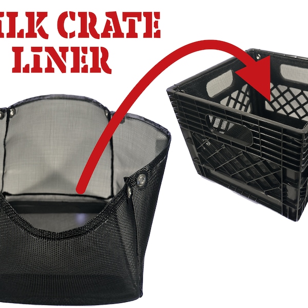 Milk Crate Liner- Vinyl Mesh