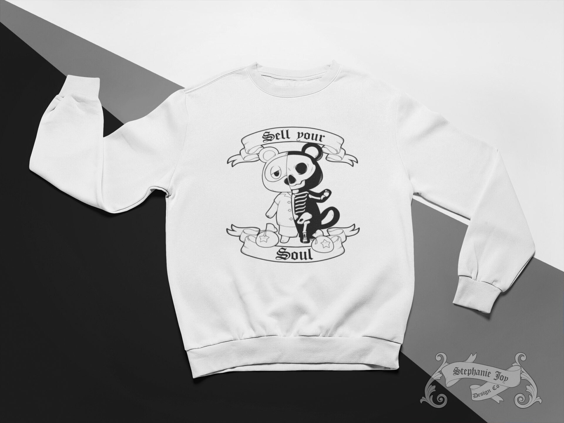 Tom Nook Animal Crossing Goth Sweatshirt - Etsy