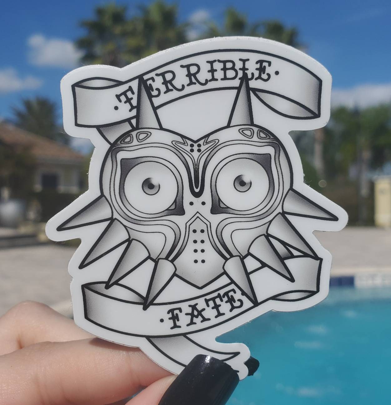 Legend of Zelda Majoras Mask Terrible Fate Tattoo Etsy