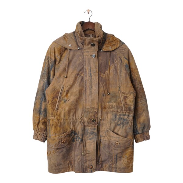 Vintage Parka Medium Thickness Faded Print Size S