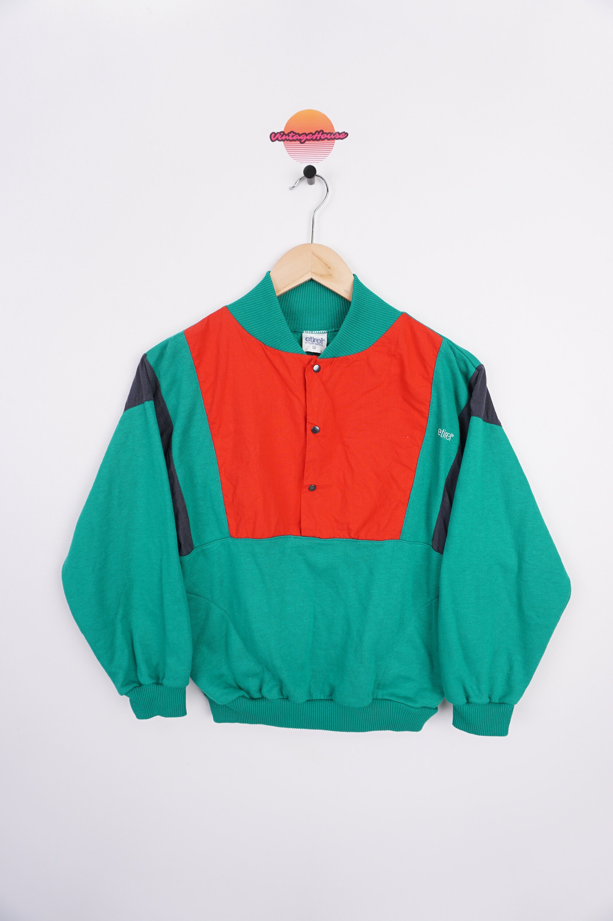 Vintage 90's retro 80's sport oldschool blouse Pulli pullover sweatshirt crewneck
