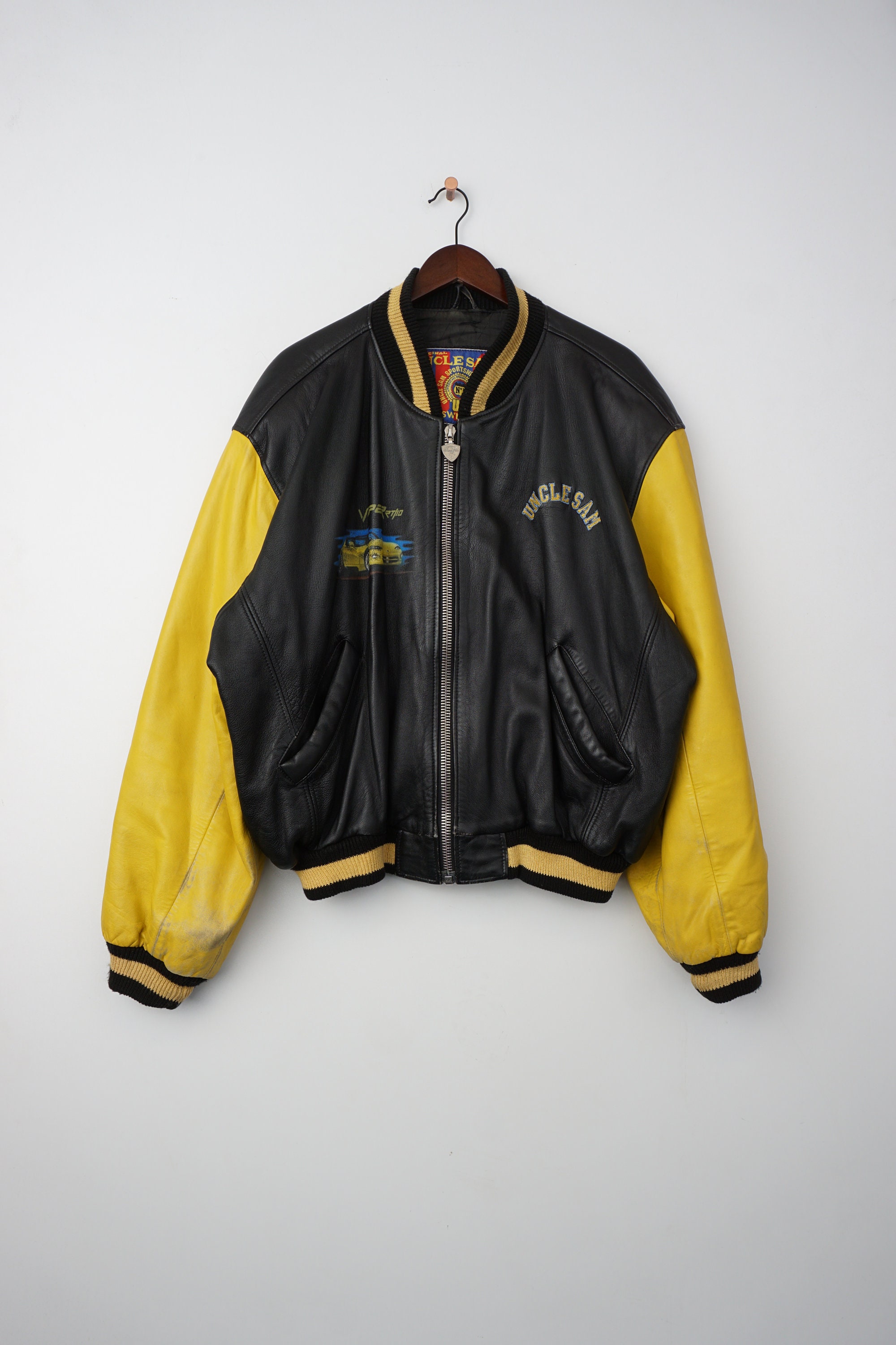 Rare Vintage Uncle Sam Viper Serie Edition Bomber Varsity Rare Vintage Uncle Sam Viper Serie Edition Bomber Varsity
