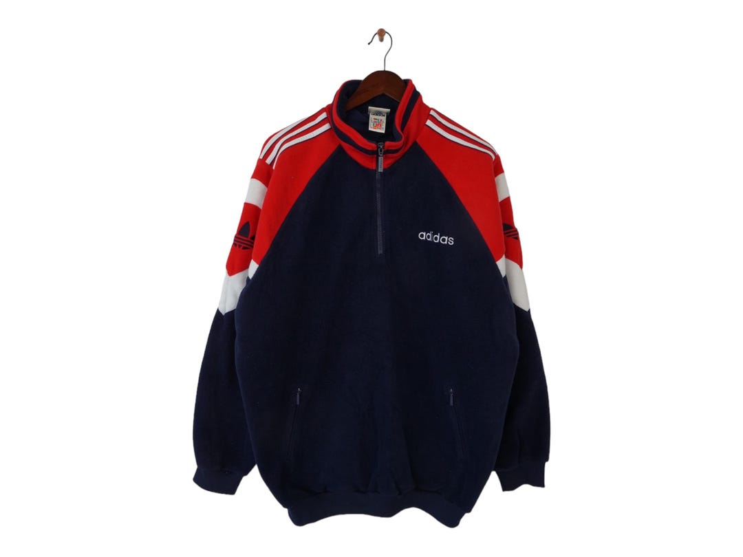 Buy Vintage Adidas Fleece Pullover Size XXL Online in India