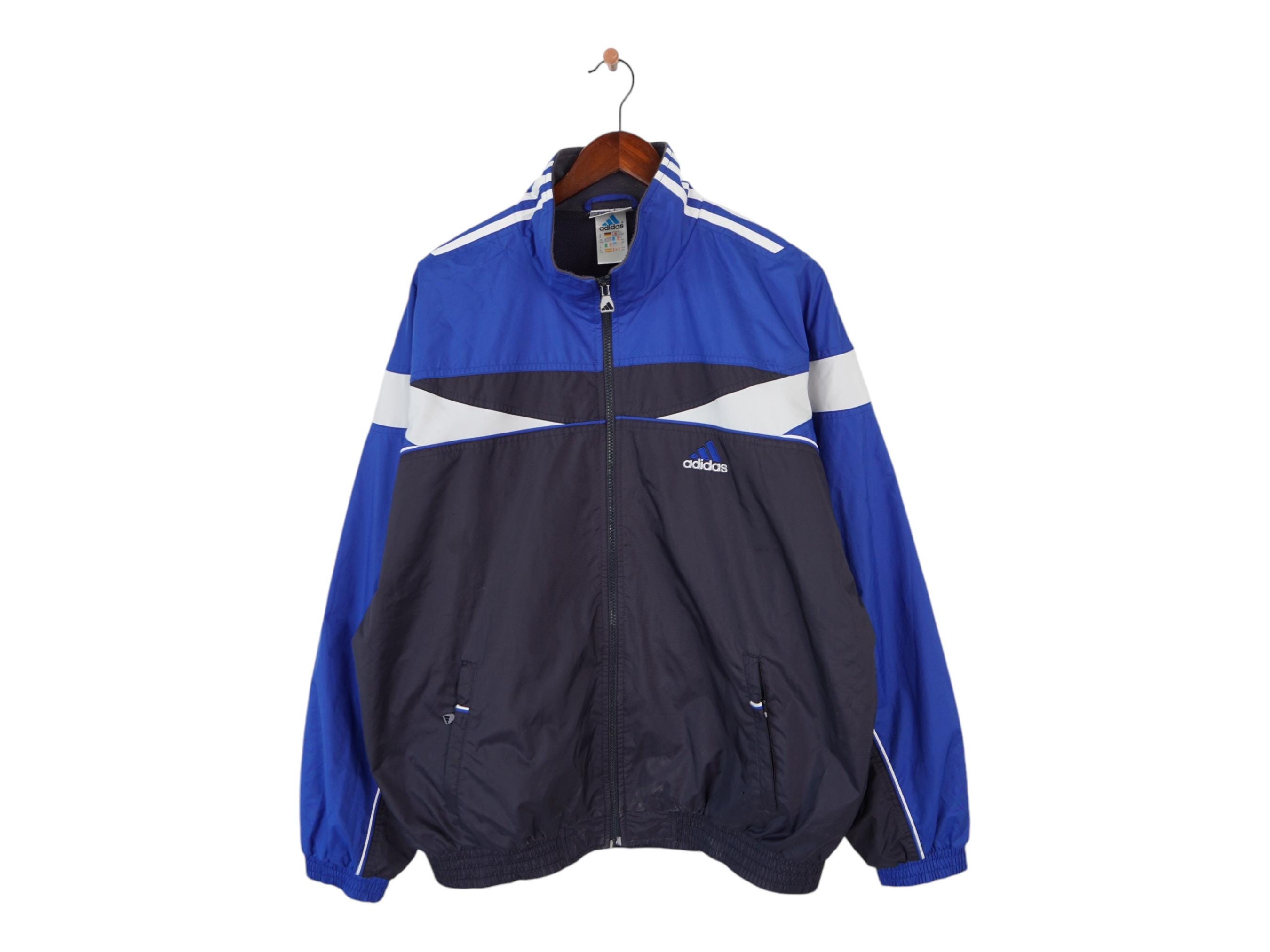 Vintage Adidas Windbreaker Shell Jacket Size XXL - Etsy