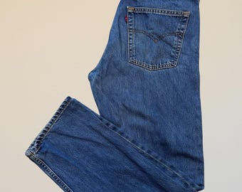 Vintage Levis 521 Hose W36 L30 Klassische Denim Jeans gerades Bein