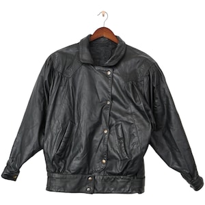 Vintage Leather Jacket Size M-L