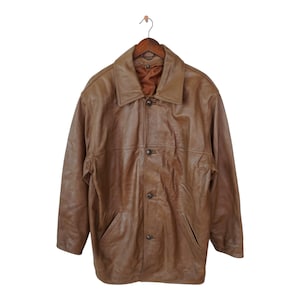 Vintage Leather Jacket Size XL