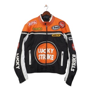 Lucky Strike Leather Jacket 【値下げ交渉 有】 Lucky Strike Leather Jacket - Leather Riding Jacket | 3amoto