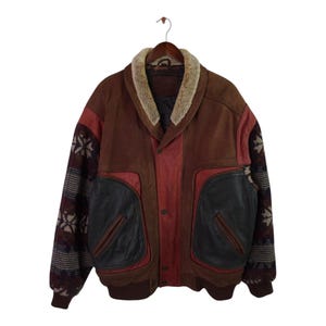 Rare Vintage Leather Jacket Size XL-XXL