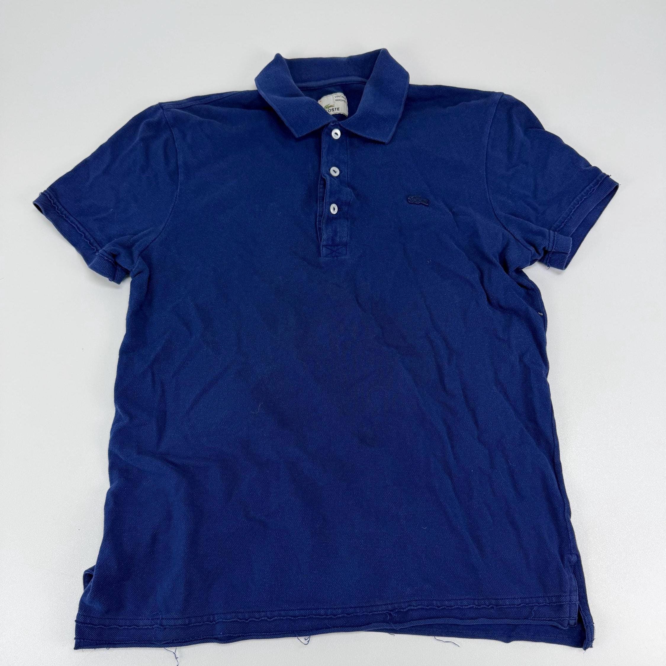 Lacoste Vintage Wash Polo - Etsy