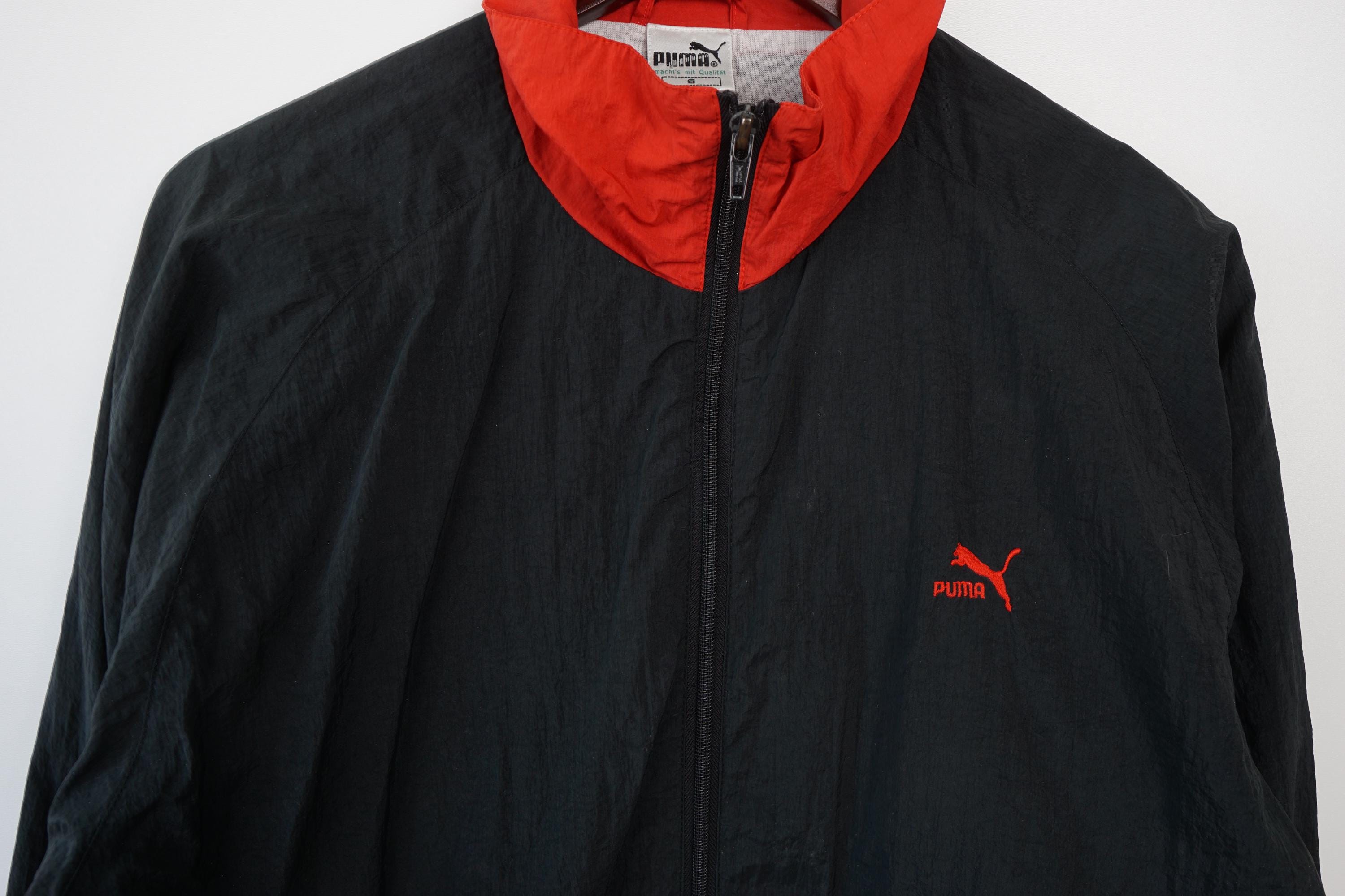 Vintage Puma Windbreaker Shell Jacket Size L - Etsy