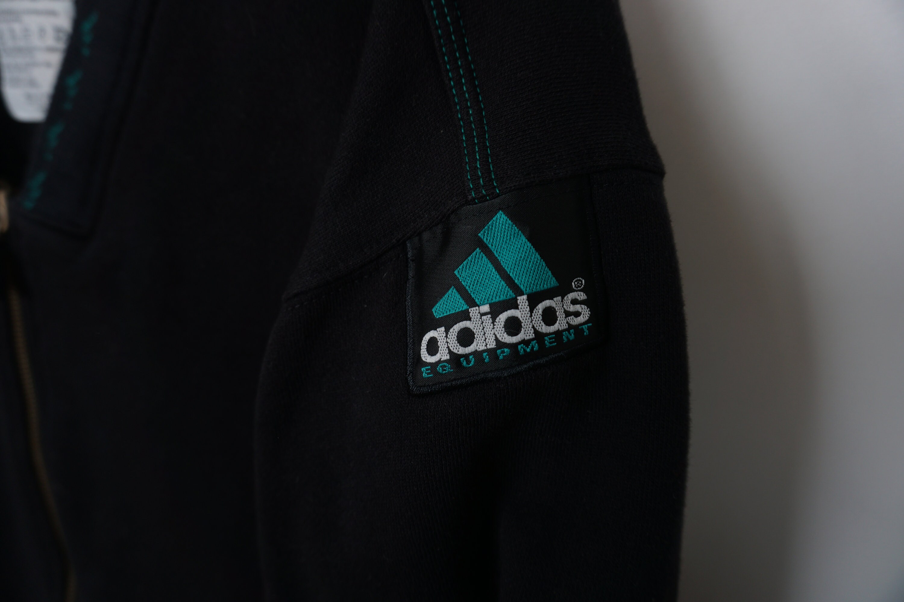 Vintage Adidas Equipment Full Zip Pullover Sweatshirt Size L Etsy